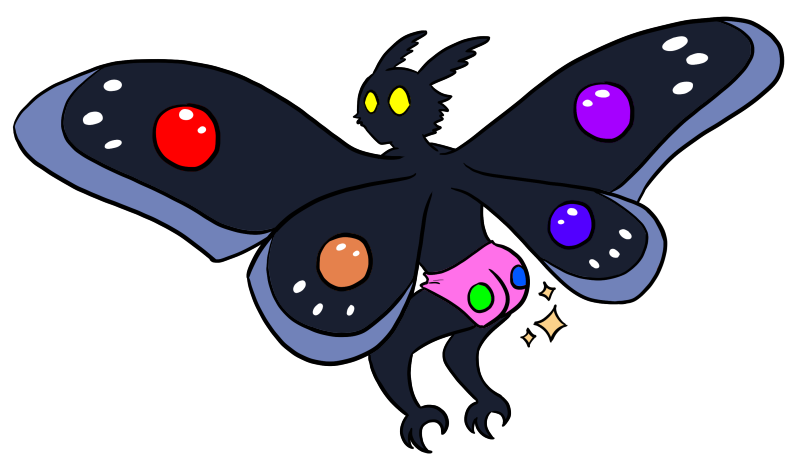 mothman in booty shorts